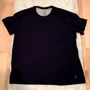 Polo Ralph Lauren Men’s Cotton-Blend-Jersey Sleep Shirt (XXL, Navy)